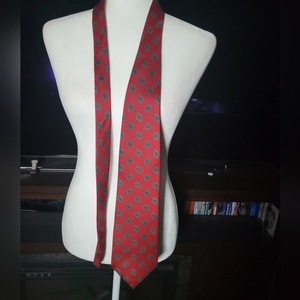 Wembley‎ mens red silk tie